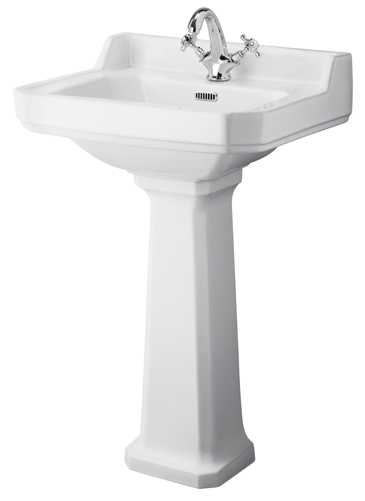 Hudson Reed 560mm 1TH Basin & Comfort Height Ped