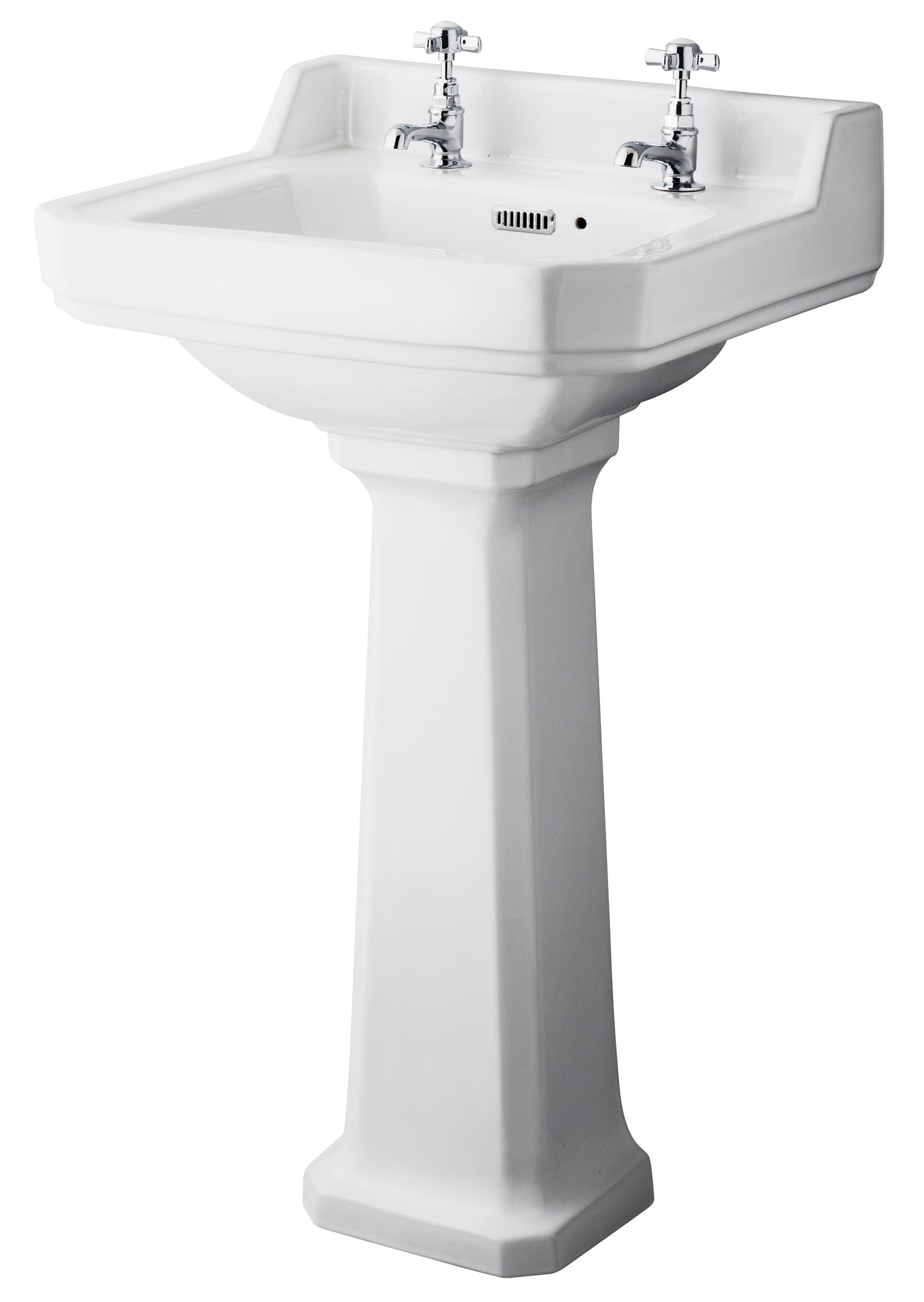 Hudson Reed 500mm 2TH Basin & Comfort Height Ped