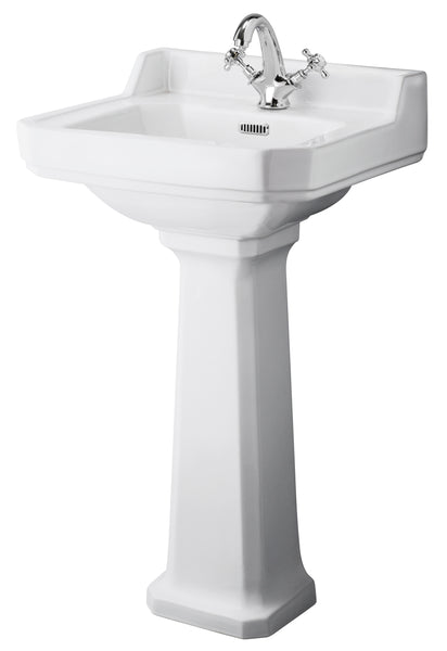 Hudson Reed 500mm 1TH Basin & Comfort Height Ped