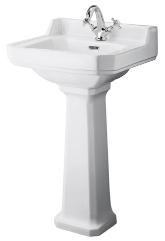 Hudson Reed 500mm 1TH Basin & Comfort Height Ped