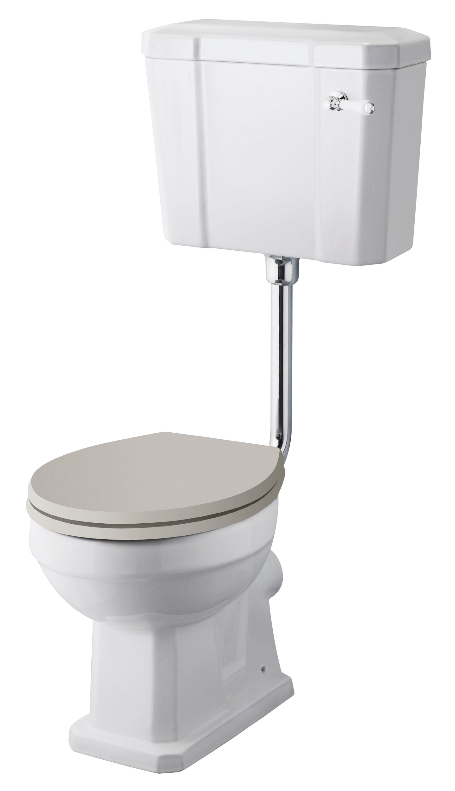 Hudson Reed Comfort Height Low Level WC & Flush Pipe