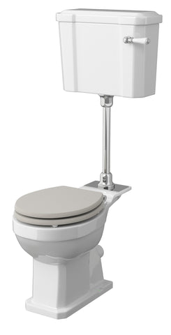 Hudson Reed Mid Level Pan, Cistern and Flush Pipe Kit