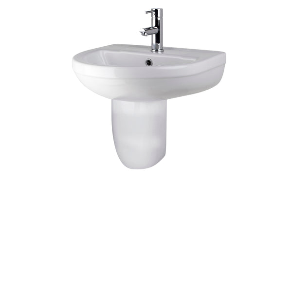NUIE 500mm Basin & Semi Pedestal