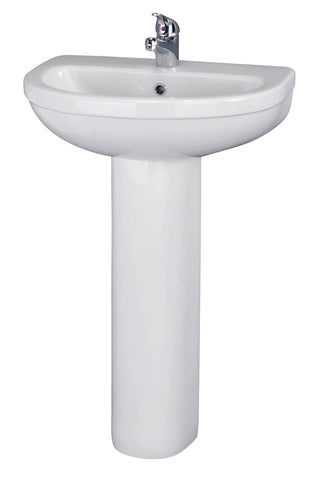 NUIE 550mm 1TH Basin & Pedestal
