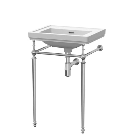 NUIE 500mm 0TH Basin With Traditional Stand