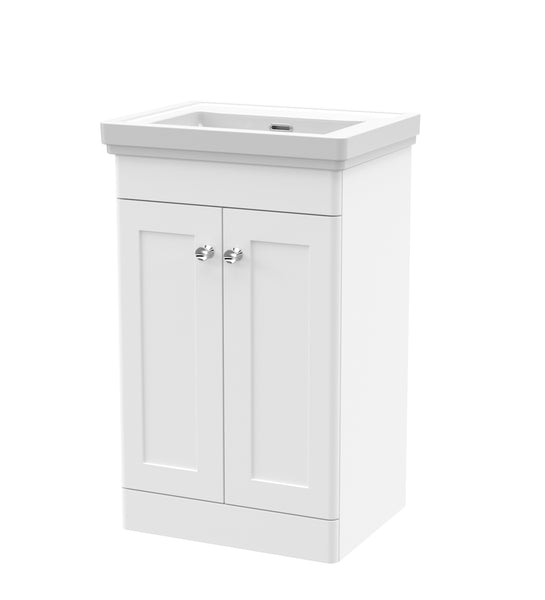 NUIE 500mm Floor Standing 2 Door Vanity & Basin 0TH