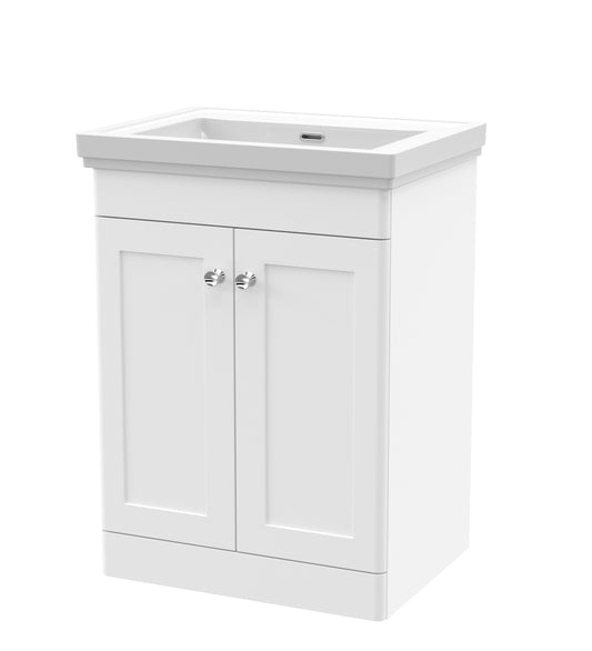 NUIE 600mm Floor Standing 2 Door Vanity & Basin 0TH