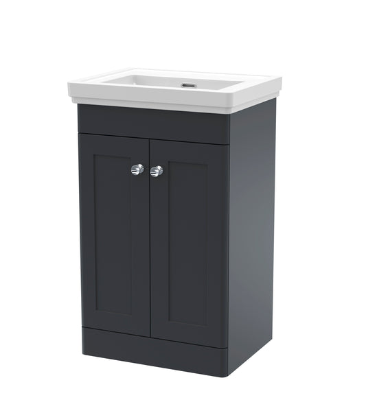 NUIE 500mm Floor Standing 2 Door Vanity & Basin 0TH