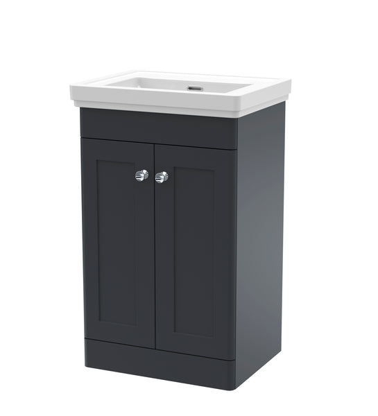 NUIE 500mm Floor Standing 2 Door Vanity & Basin 0TH