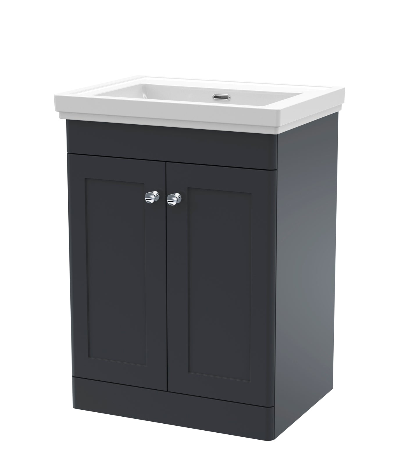 NUIE 600mm Floor Standing 2 Door Vanity & Basin 0TH