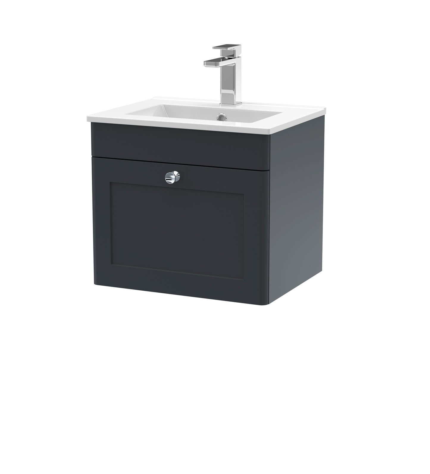 NUIE 500mm Wall Hung 1 Drawer Vanity & Basin 2