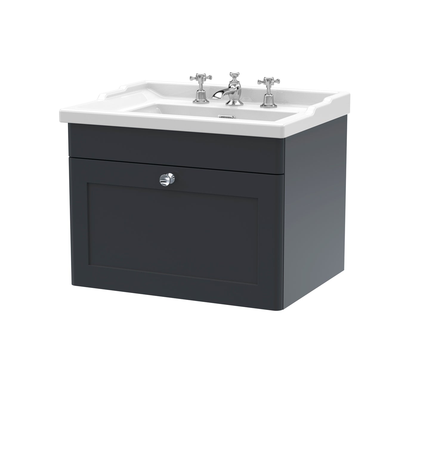 NUIE 600mm Wall Hung 1 Drawer Vanity & Basin 3TH