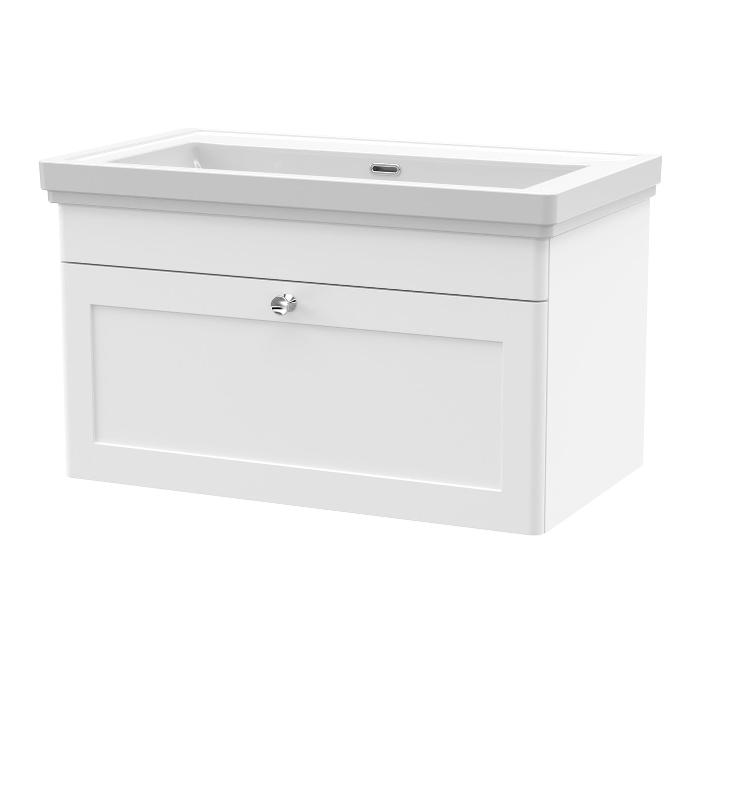 NUIE 800mm Wall Hung 1 Drawer Vanity & Basin 0TH