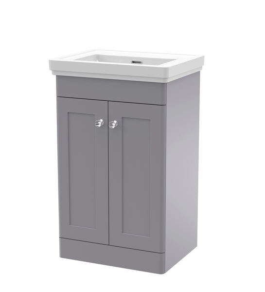 NUIE 500mm Floor Standing 2 Door Vanity & Basin 0TH