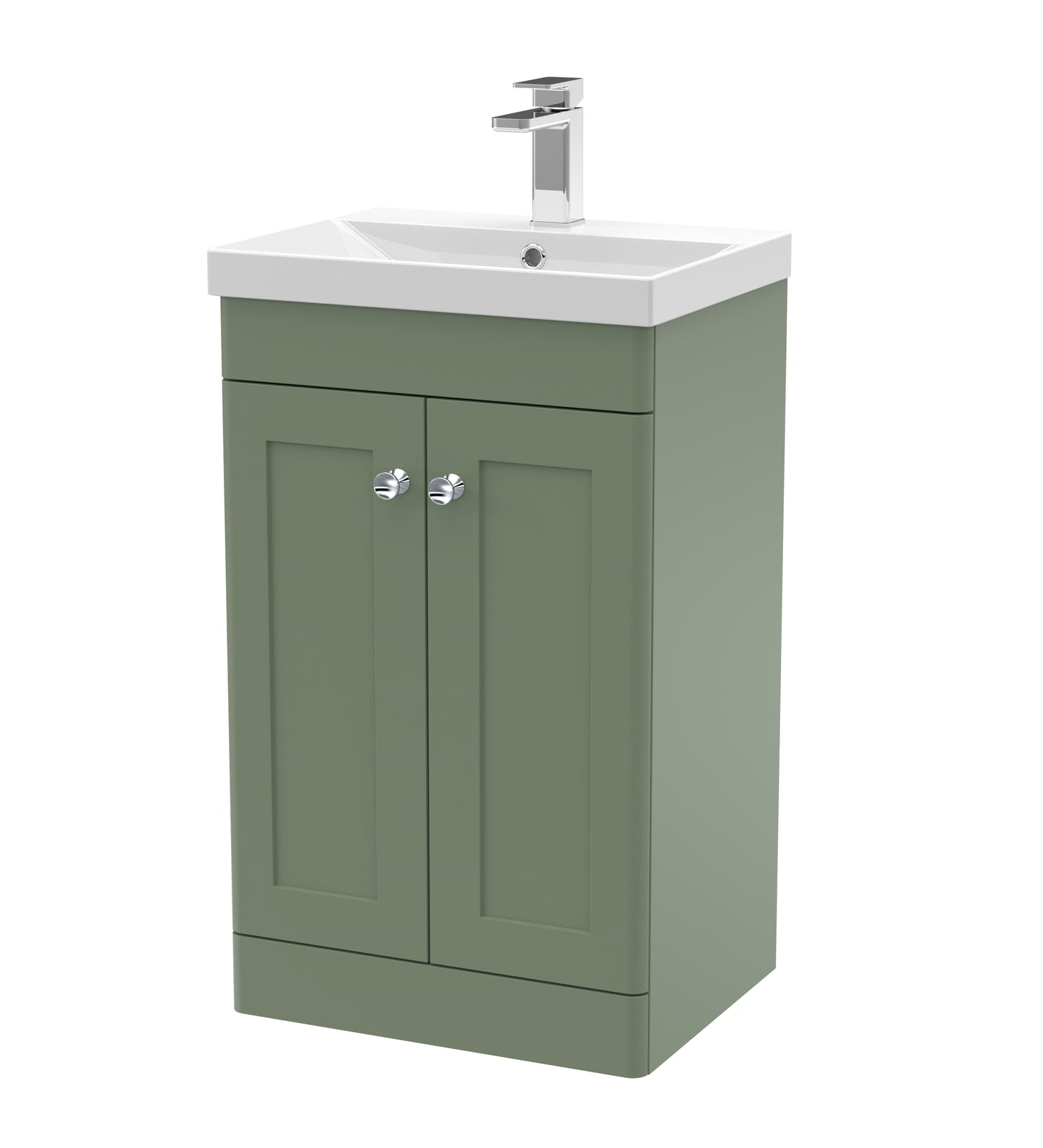 NUIE 500mm Floor Standing 2 Door Vanity & Basin 3
