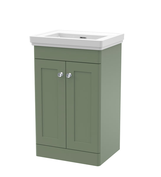 NUIE 500mm Floor Standing 2 Door Vanity & Basin 0TH