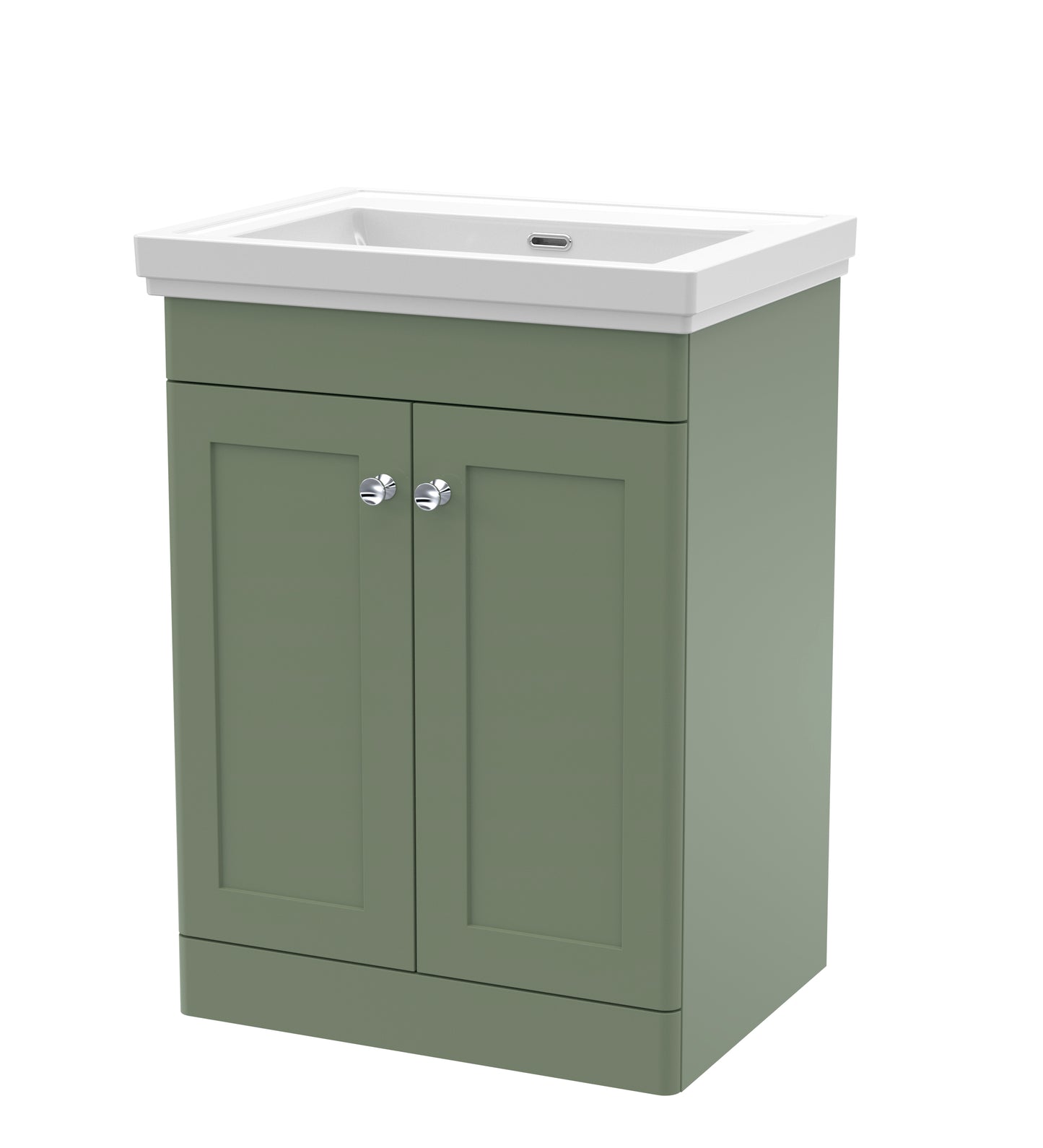 NUIE 600mm Floor Standing 2 Door Vanity & Basin 0TH