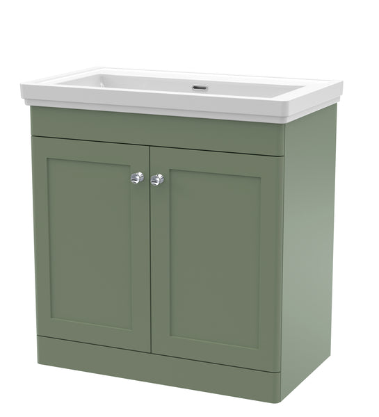 NUIE 800mm Floor Standing 2 Door Vanity & Basin 0TH