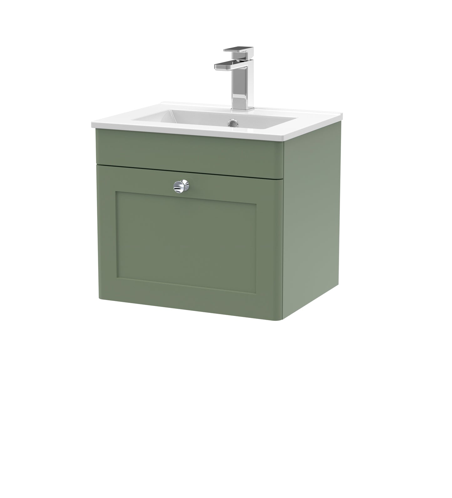 NUIE 500mm Wall Hung 1 Drawer Vanity & Basin 2