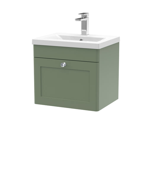 NUIE 500mm Wall Hung 1 Drawer Vanity & Basin 1