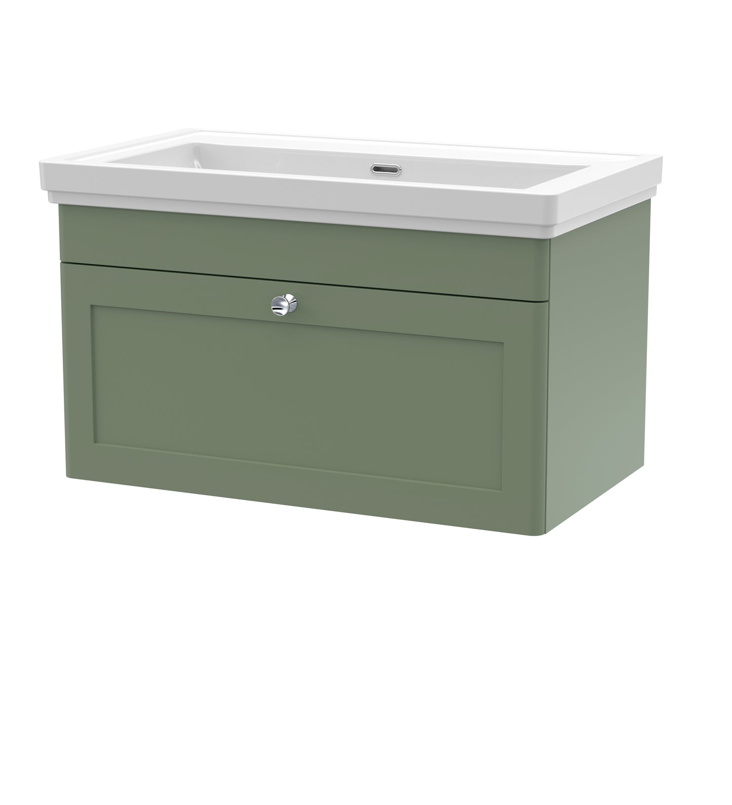 NUIE 800mm Wall Hung 1 Drawer Vanity & Basin 0TH