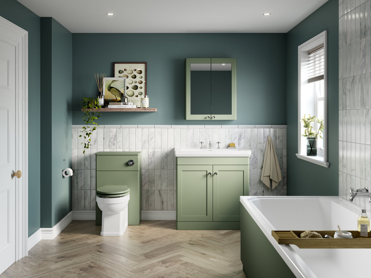 NUIE 600mm Mirror Cabinet