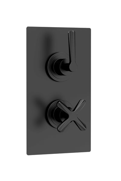 NUIE Twin Thermostatic Shower Valve With Diverter