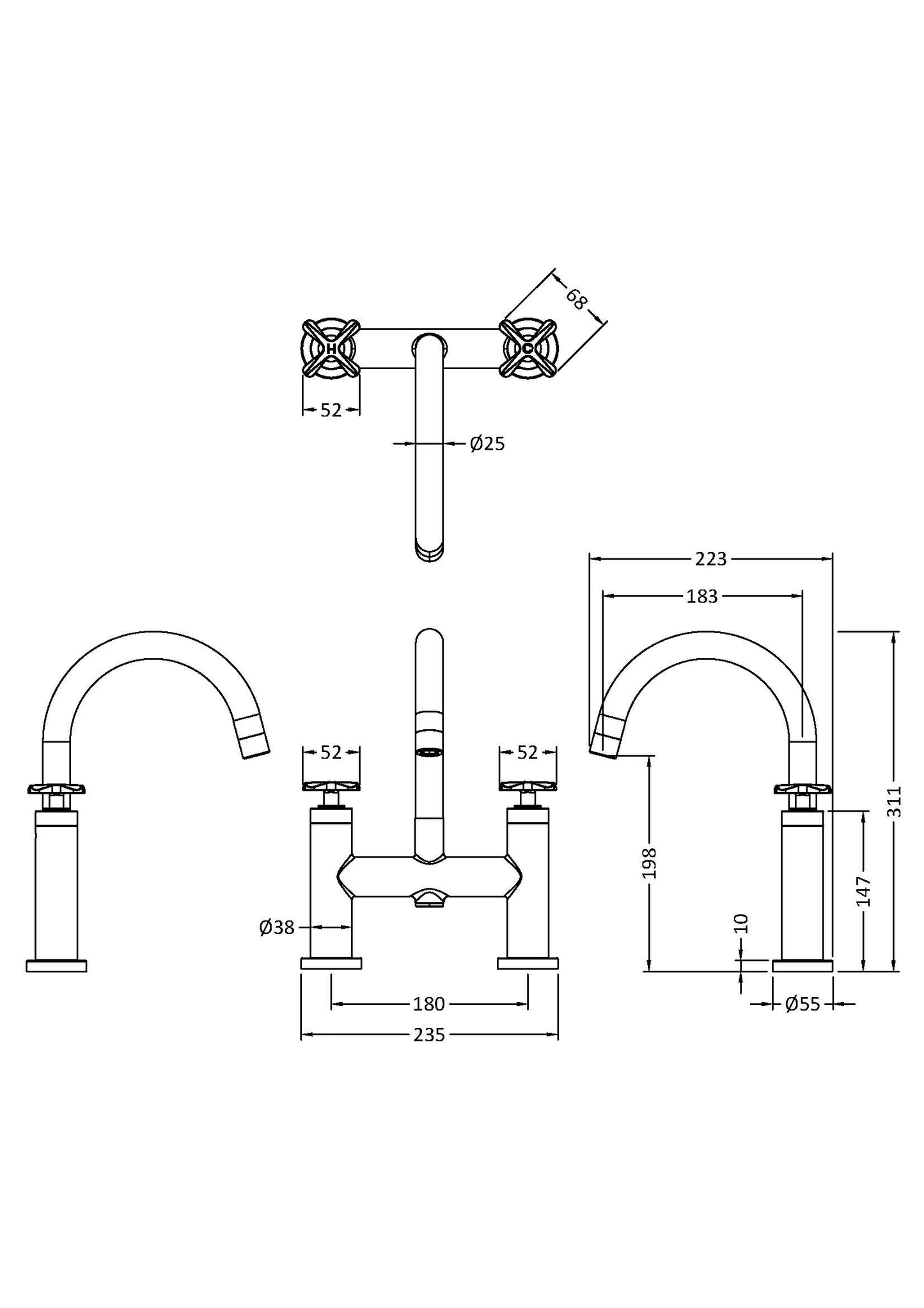 NUIE Bath Filler
