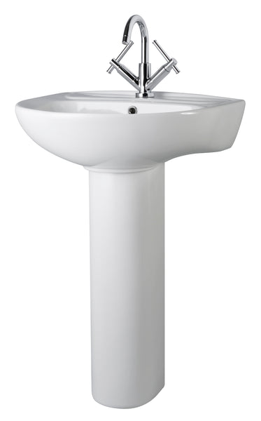NUIE 550mm 1TH Basin & Pedestal
