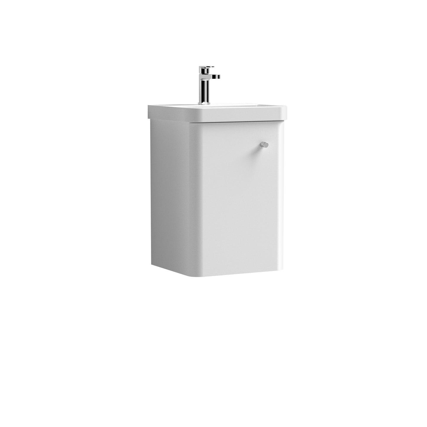 NUIE 400mm Wall Hung 1-Door Vanity & Basin