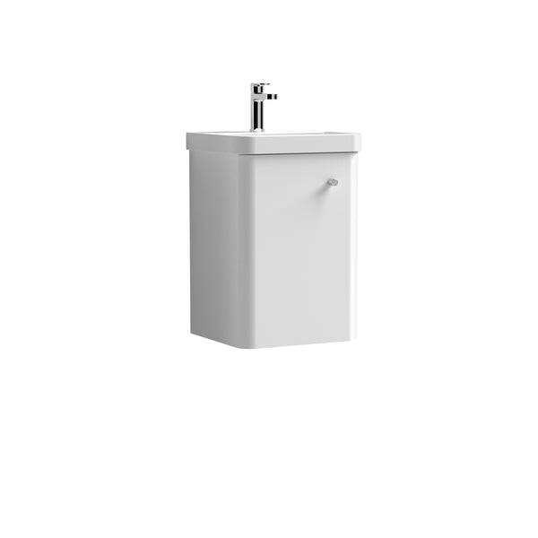 NUIE 400mm Wall Hung 1-Door Vanity & Basin