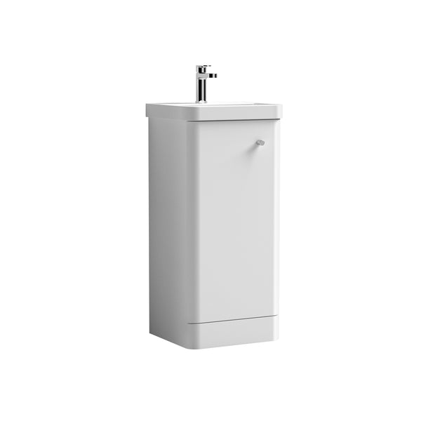 NUIE 400mm Floor Standing 1-Door Vanity & Basin