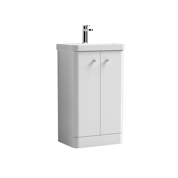 NUIE 500mm Floor Standing 2-Door Vanity & Basin