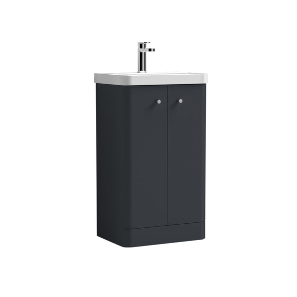 NUIE 500mm Floor Standing 2 Door Unit & Basin