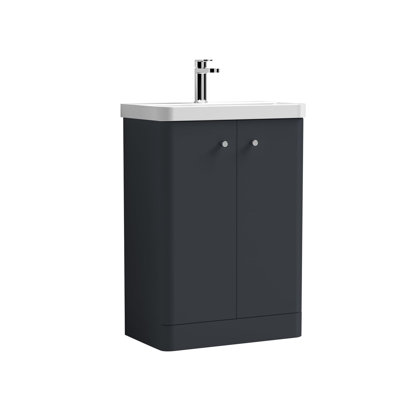 NUIE 600mm Floor Standing 2 Door Unit & Basin