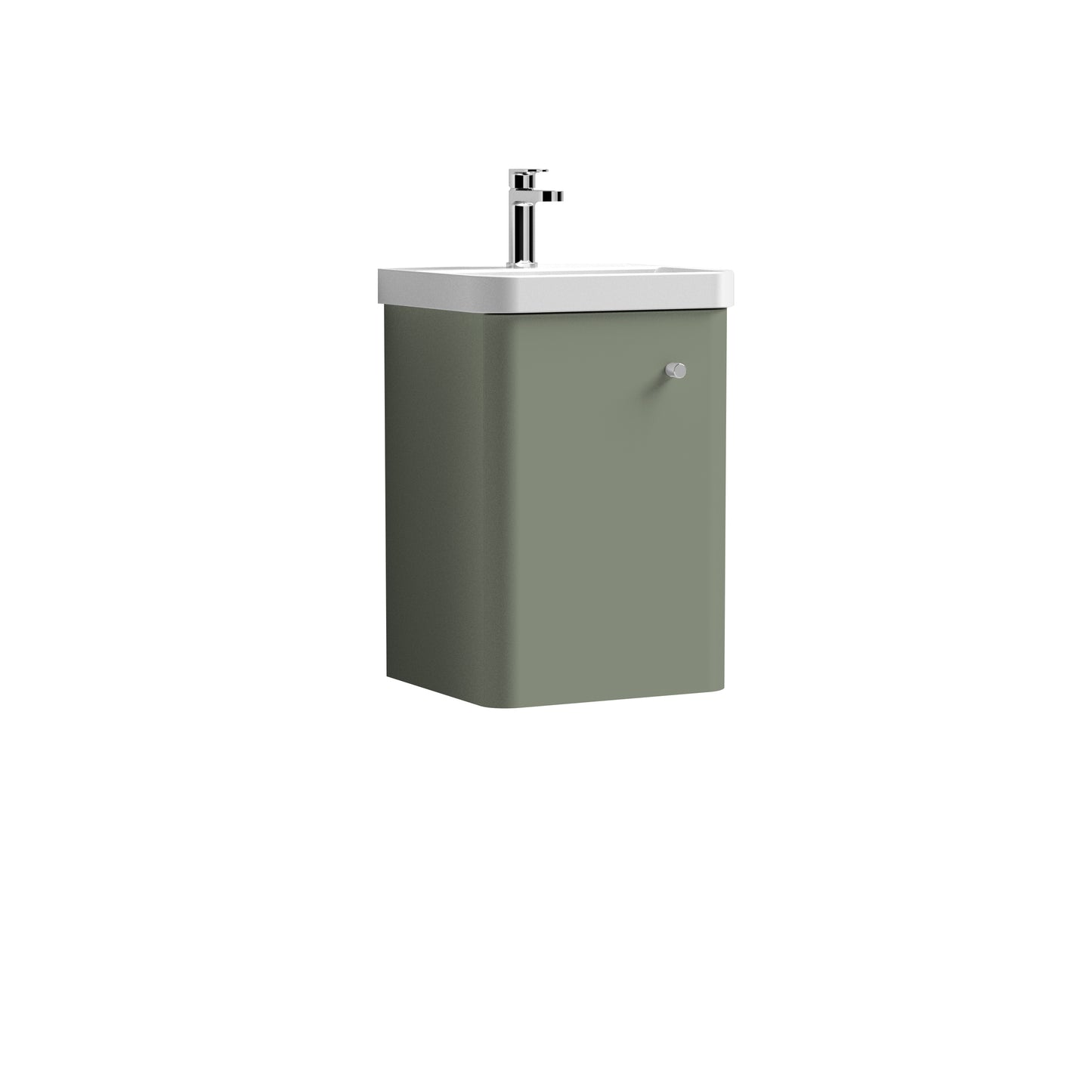 NUIE 400mm Wall Hung 1 Door Unit & Basin