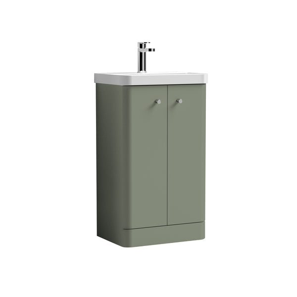NUIE 500mm Floor Standing 2 Door Unit & Basin