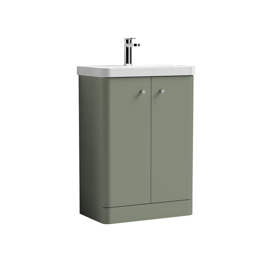 NUIE 600mm Floor Standing 2 Door Unit & Basin