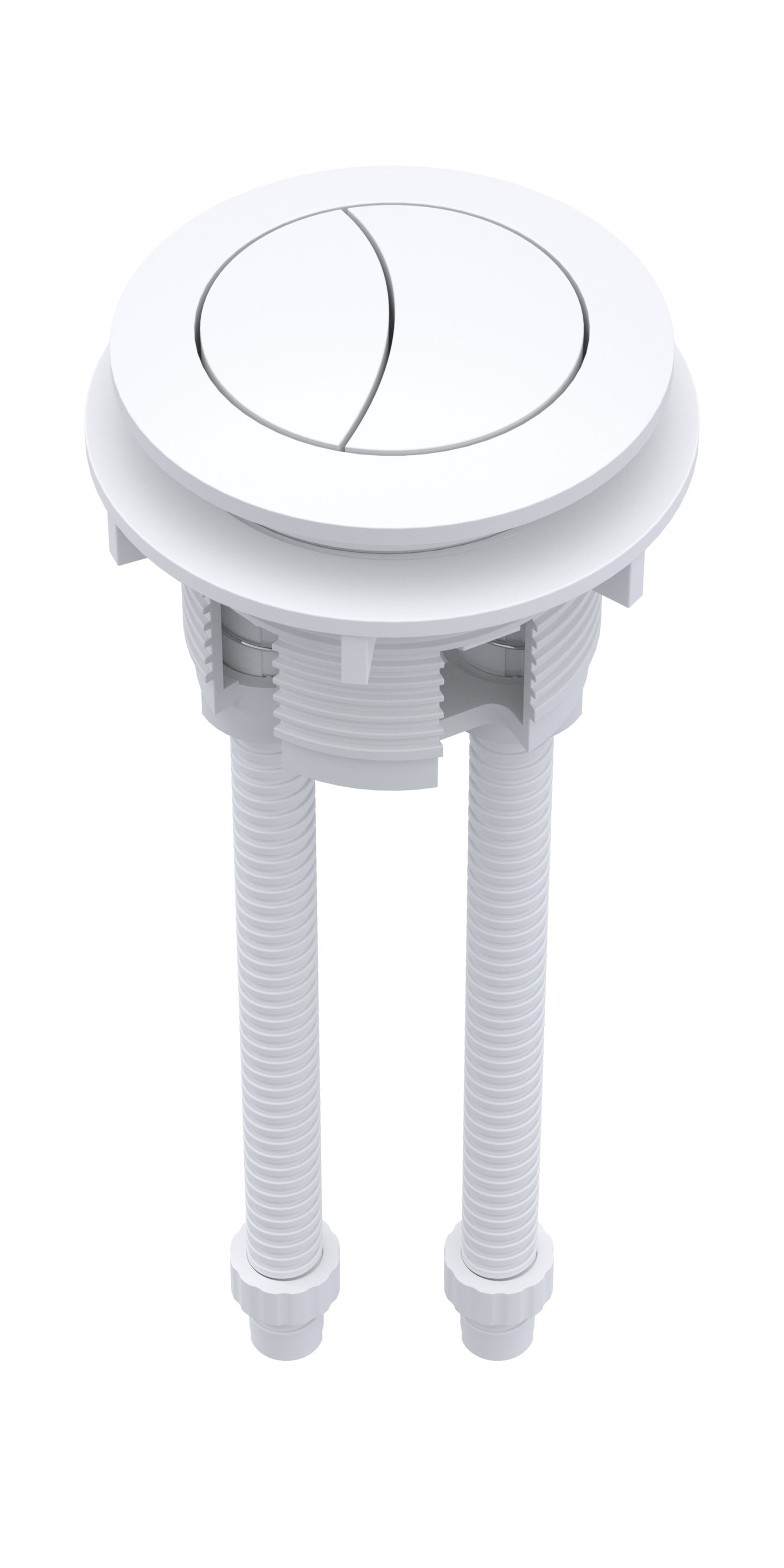 NUIE Matt White Cistern Push Button