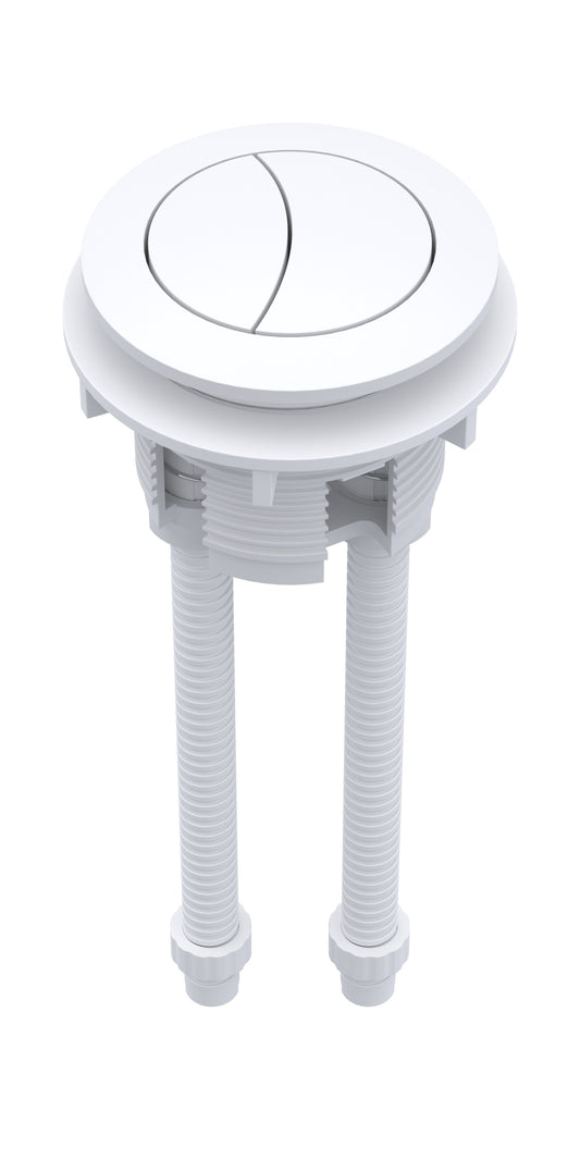NUIE Matt White Cistern Push Button
