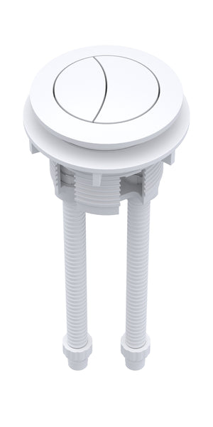 NUIE Matt White Cistern Push Button