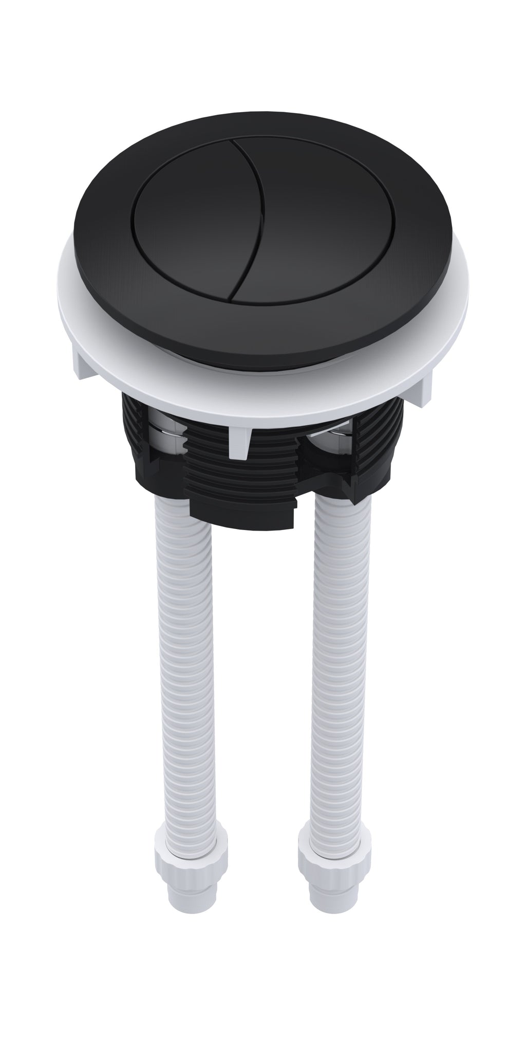 NUIE Matt Black Cistern Push Button