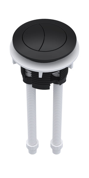 NUIE Matt Black Cistern Push Button