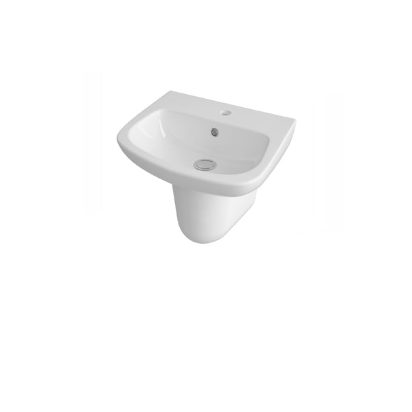 NUIE 450mm Basin & Semi Pedestal