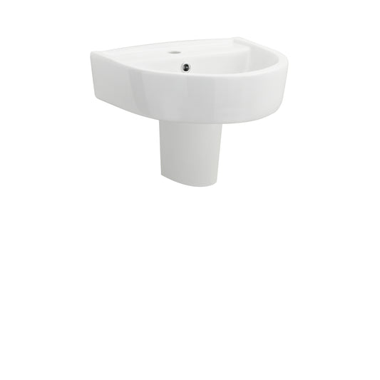 NUIE 420mm Basin & Semi Pedestal