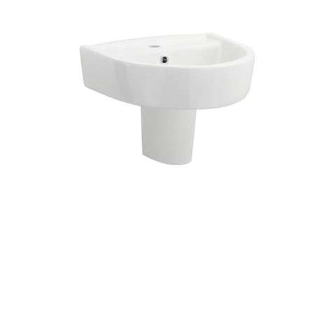 NUIE 420mm Basin & Semi Pedestal