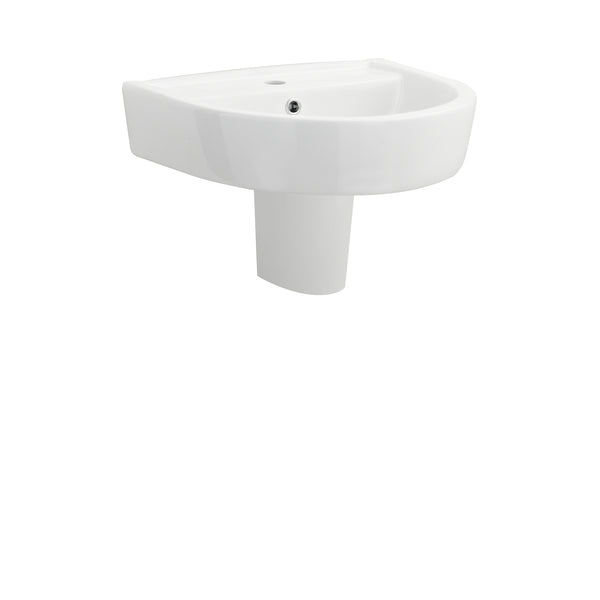 NUIE 520mm Basin & Semi Pedestal