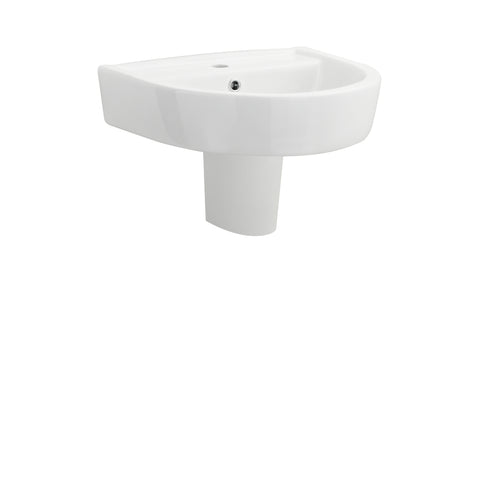 NUIE 520mm Basin & Semi Pedestal