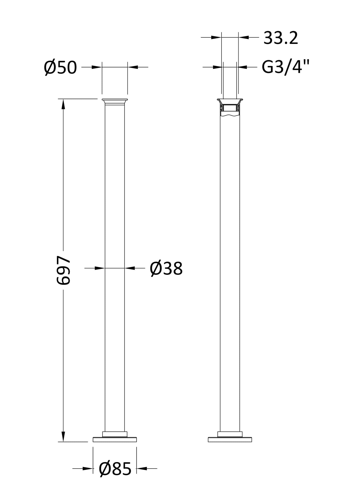 Hudson Reed Standpipes
