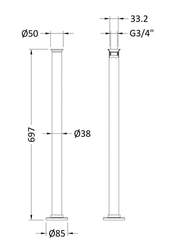 Hudson Reed Standpipes